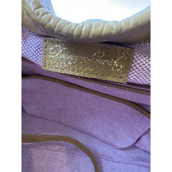 Dooney & Bourke Samba Logo Lock Sac with Keyring Hobo Shoulder Bag Toffee Purse - Picture 5 of 16